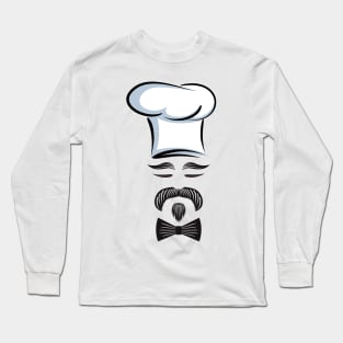 Chef Moustache! Long Sleeve T-Shirt